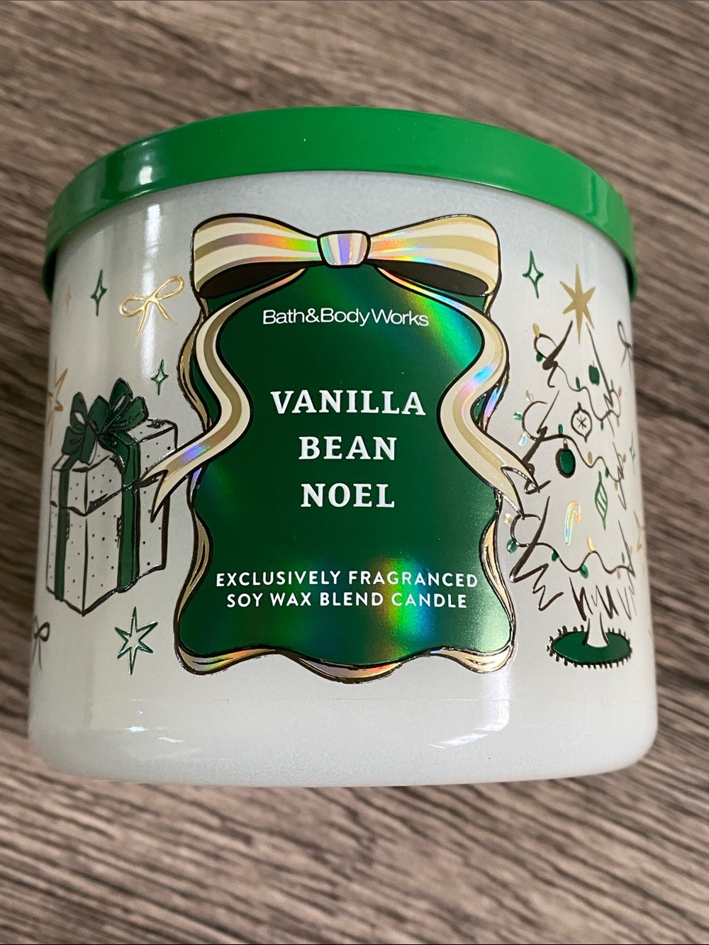 Bath & Body Works Vanilla Bean Noel Candle 14.5 oz NWT